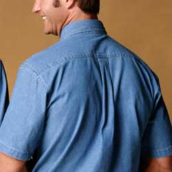 Short Sleeve Denim Shirt